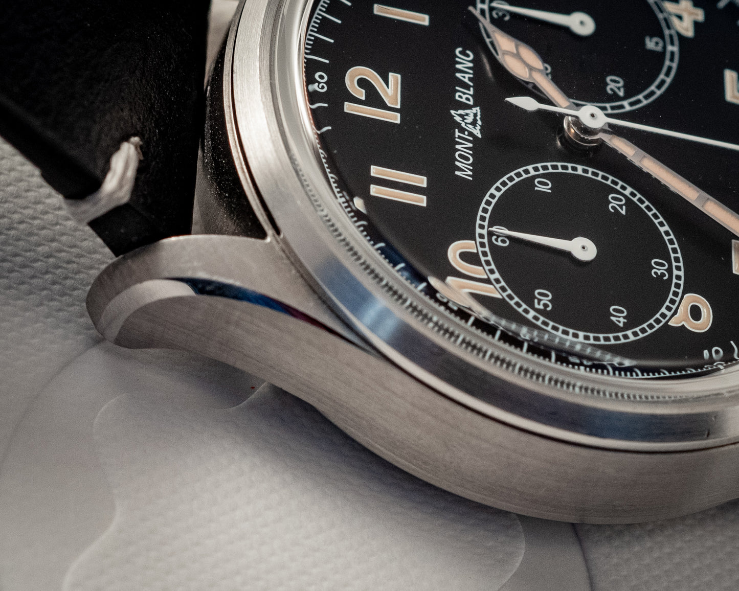 Montblanc 1858 AUTOMATIC CHRONOGRAPH 2023 Box And Papers Extra Strap Ref MB117835