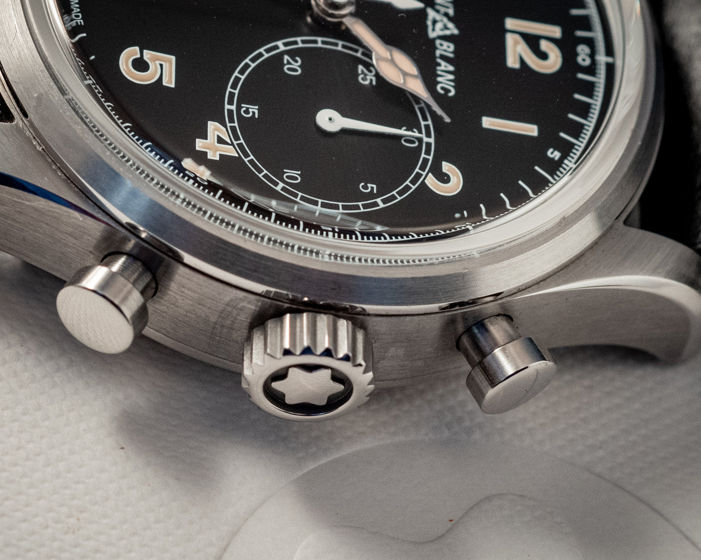 Montblanc 1858 AUTOMATIC CHRONOGRAPH 2023 Box And Papers Extra Strap Ref MB117835