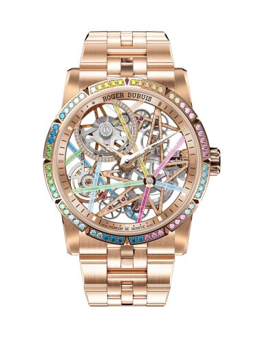 Roger Dubuis Excalibur Blacklight Rose Gold / Rainbow : Ref Number DBEX0861