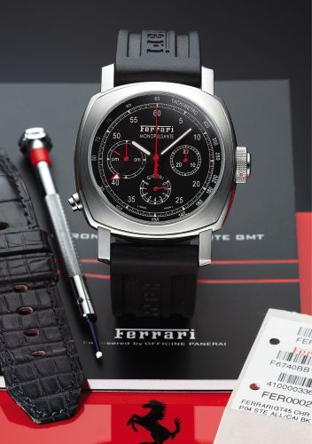 Panerai Ferrari Granturismo 8 Days Chrono Monopulsante GMT : Ref Number FER00020
