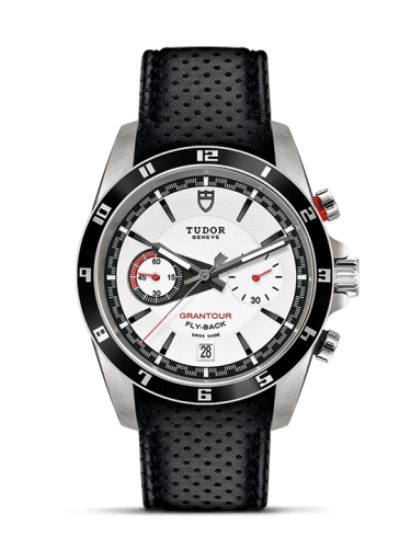 Tudor Grantour Flyback Stainless Steel / White / Strap : Ref Number 20551N-0006