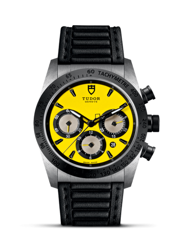 Tudor Fastrider Chrono Yellow / Leather : Ref Number 42010N-0002