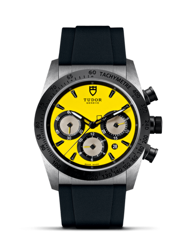 Tudor Fastrider Chrono Yellow / Rubber : Ref Number 42010N-0007