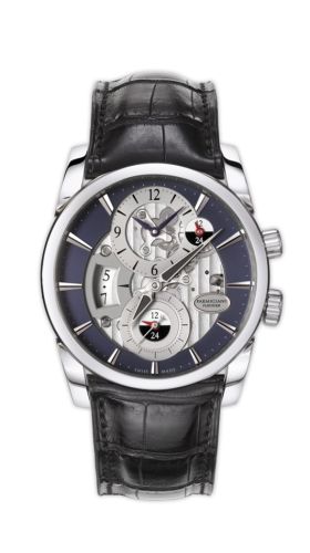 Parmigiani Fleurier Tonda Hemispheres Stainless Steel / Blue : Ref Number PFC231-0001800-HA1442