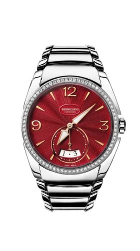 Parmigiani Fleurier Tonda Metropolitaine Stainless Steel / Amarante / Diamond / Bracelet : Ref Number PFC273-0060900-B00002