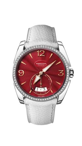 Parmigiani Fleurier Tonda Metropolitaine Stainless Steel / Amarante / Diamond : Ref Number PFC273-0060900-HE242