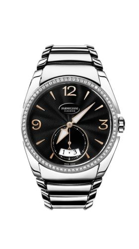 Parmigiani Fleurier Tonda Metropolitaine Stainless Steel / Black / Diamond / Bracelet : Ref Number PFC273-0061400-B00002
