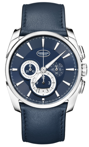 Parmigiani Fleurier Tonda Metrographe Stainless Steel / Blue Abyss / Strap : Ref Number PFC274-0000600-HC3142