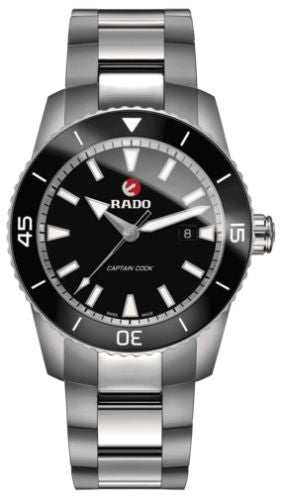 Rado HyperChrome Captain Cook 45 Titanium / Black / Bracelet : Ref Number R32501153