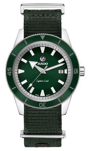 Rado HyperChrome Captain Cook 42 Stainless Steel / Green : Ref Number R32505318