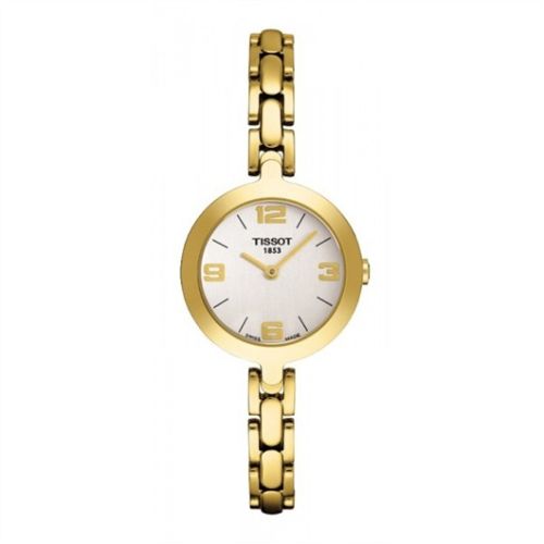 Tissot Flamingo Yellow Gold PVD / Silver / Bracelet : Ref Number T003.209.33.037.00