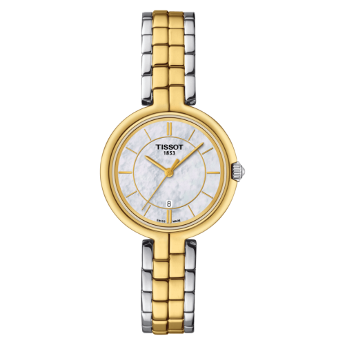 Tissot Flamingo Bicolor / MOP / Bracelet : Ref Number T094.210.22.111.01