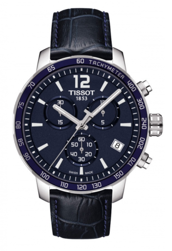 Tissot Quickster Chronograph Stainless Steel / Blue : Ref Number T095.417.16.047.00