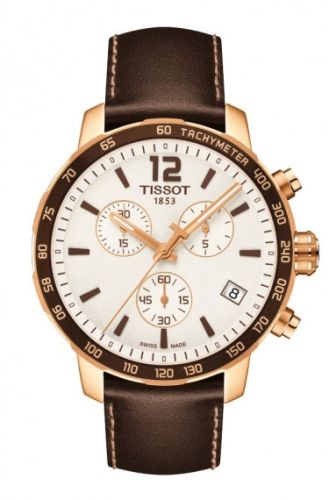 Tissot Quickster Chronograph Rose PVD / Silver : Ref Number T095.417.36.037.02