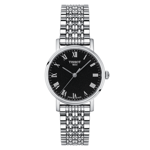 Tissot Everytime Small Stainless Steel / Black / Bracelet : Ref Number T109.210.11.053.00