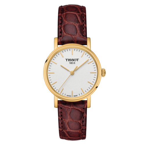 Tissot Everytime Small Yellow Gold PVD / Silver / Strap : Ref Number T109.210.36.031.00