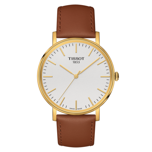 Tissot Everytime Medium Yellow Gold PVD / Silver / Strap : Ref Number T109.410.36.031.00