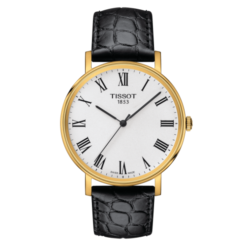 Tissot Everytime Medium Yellow Gold PVD / Silver / Strap : Ref Number T109.410.36.033.00