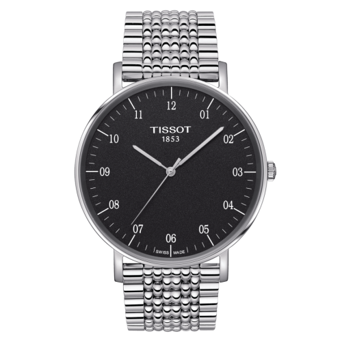 Tissot Everytime Large Stainless Steel / Black / Bracelet : Ref Number T109.610.11.077.00