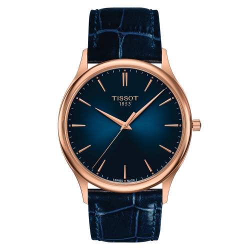Tissot Excellence 18K Rose Gold / Blue : Ref Number T926.410.76.041.00