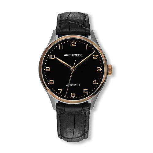 Archimede Klassik 36 TwoTone / Black / Black Leather : Ref Number UA4929-A3.41-EG5