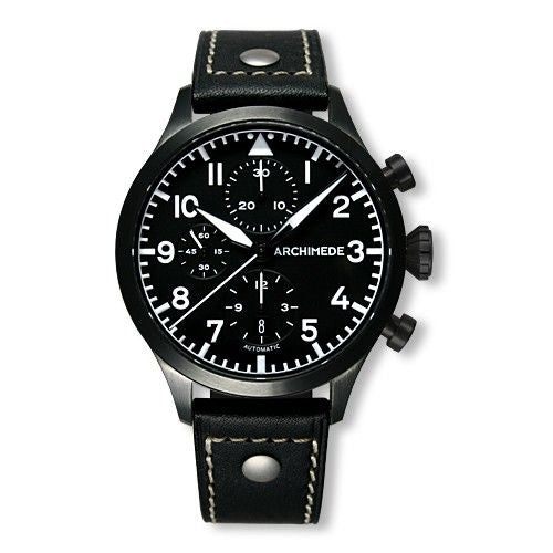 Archimede Pilot Chronograph PVD / Black : Ref Number UA7939-C1.1-SW