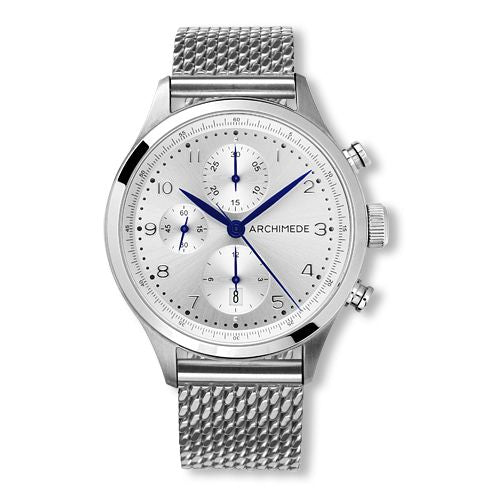 Archimede Klassik Chronograph Stainless Steel / Silver / Bracelet : Ref Number UA7939BM-C2.41