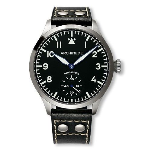 Archimede Pilot 45 KS Stainless Steel / Black : Ref Number UA7949-H1.1