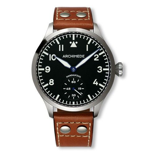 Archimede Pilot 45 KS Stainless Steel / Black : Ref Number UA7949-H1.2