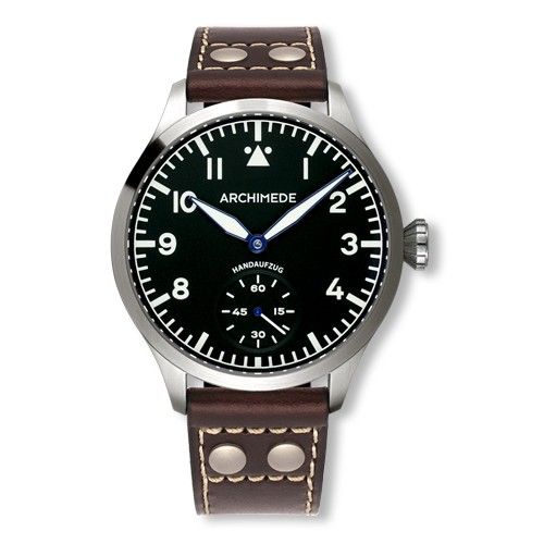 Archimede Pilot 45 KS Stainless Steel / Black : Ref Number UA7949-H1.3