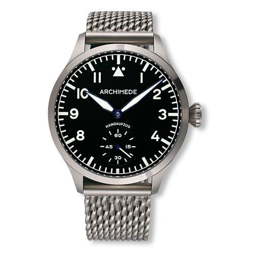 Archimede Pilot 45 KS Stainless Steel / Black / Bracelet : Ref Number UA7949BM-H1.1