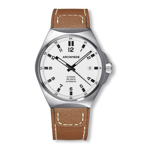 Archimede OutDoor 39 Protect Stainless Steel / Lume / Leather : Ref Number UA8239-A1.2-H
