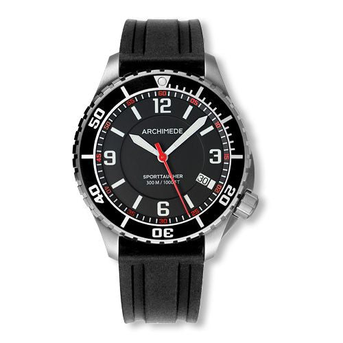 Archimede SportTaucher Stainless Steel / Black / Rubber : Ref Number UA8974-TS-A1.2