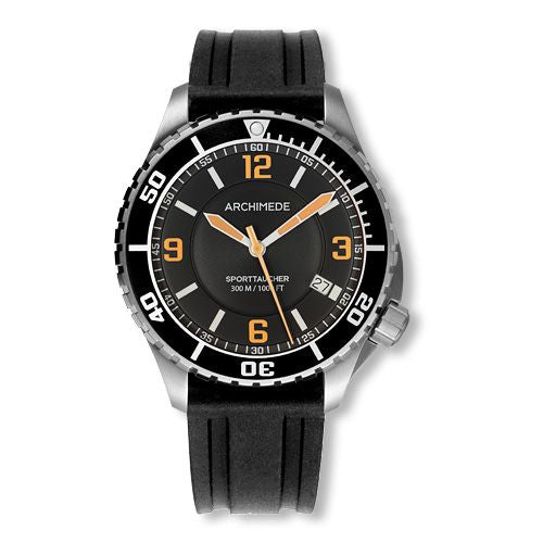 Archimede SportTaucher Stainless Steel / Black / Rubber : Ref Number UA8974-TS-A4.2
