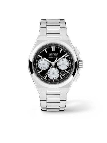Wempe GlashÌ?tte I/SA Iron Walker Automatic Chronograph Black : Ref Number WI300001