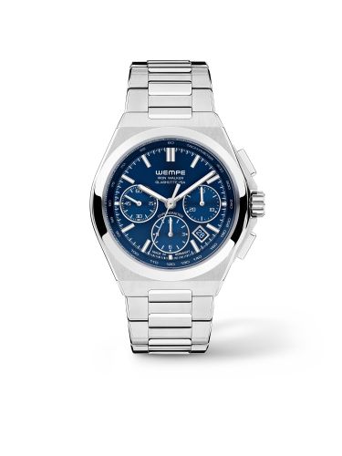 Wempe GlashÌ?tte I/SA Iron Walker Automatic Chronograph Blue : Ref Number WI300002