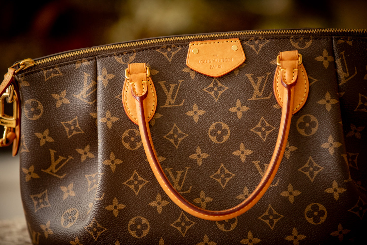Louis Vuitton 2017 Turenne MM Monogram Box, Bag, Strap, RFID Tag