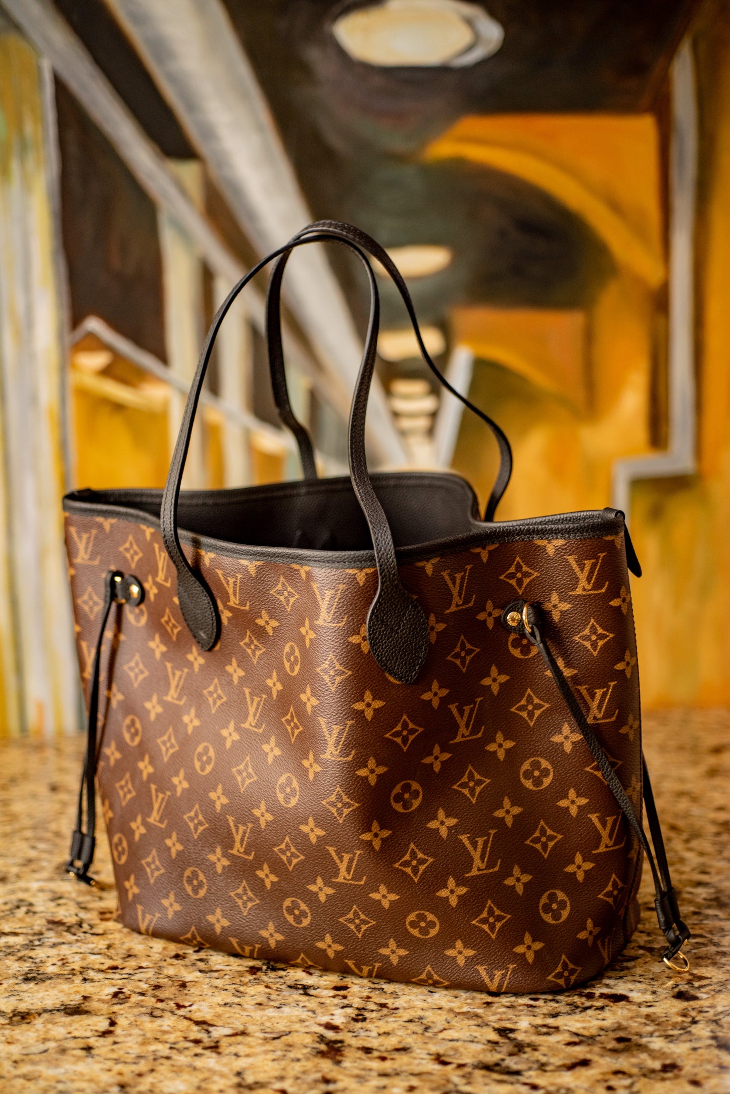 Louis Vuitton August 2025 Neverfull Reversable Box, Bag, Ribbon, Purchase Receipt MSRP $3000