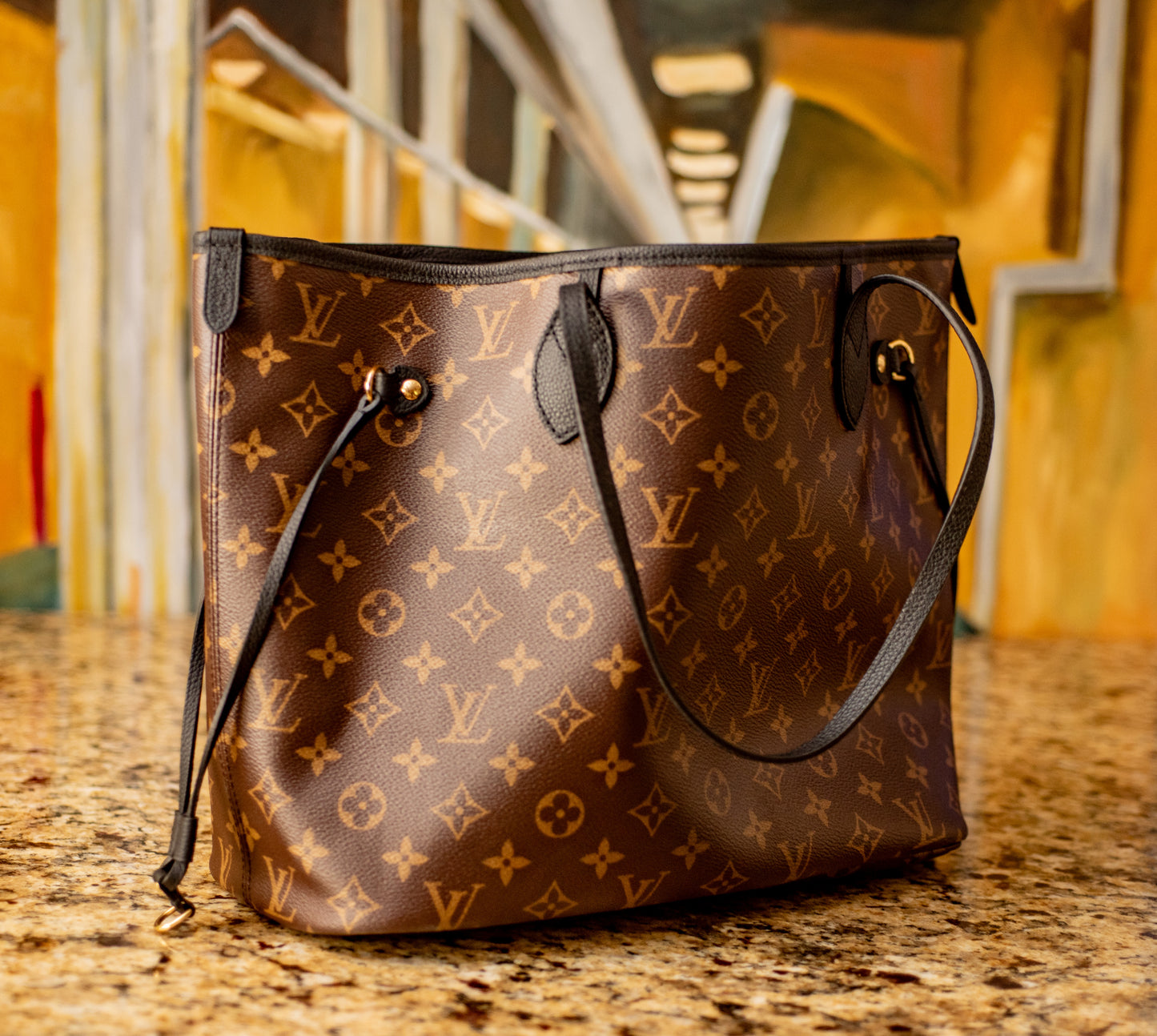 Louis Vuitton August 2025 Neverfull Reversable Box, Bag, Ribbon, Purchase Receipt MSRP $3000